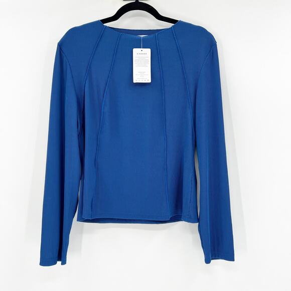 Urban Outfitters Tops - Urban Outfitters Kirundo Blue Long Sleeve Ribbed Top NWT XL